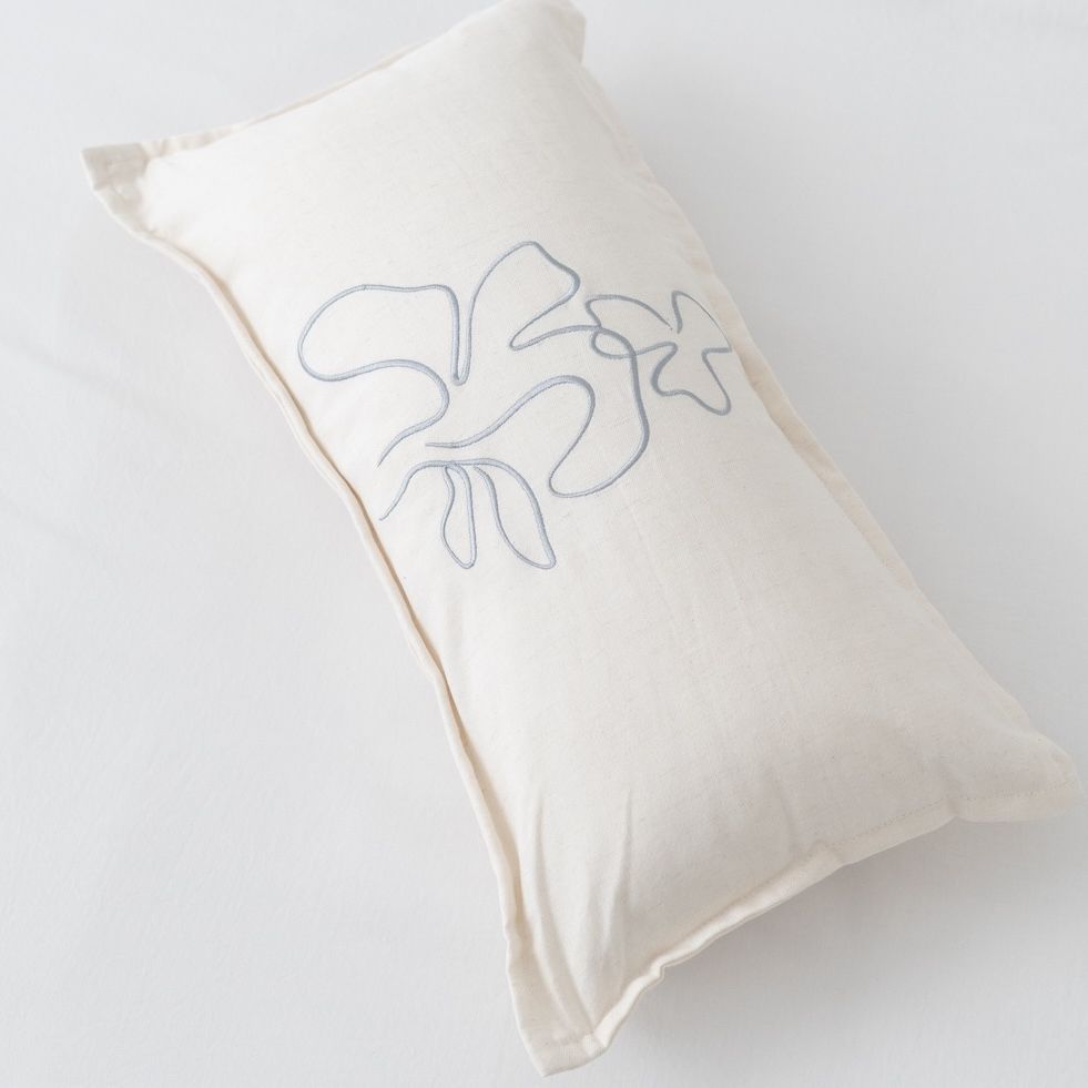 Picture of Victoria Decorative Pillow - Silver (50x25cm)